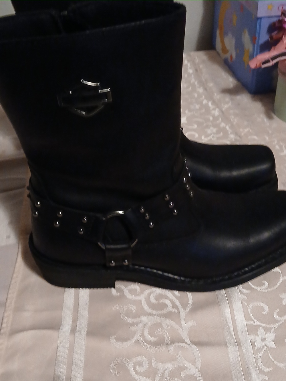 Ladies Harley Davidson Riding Boots - Picture 5 of 7